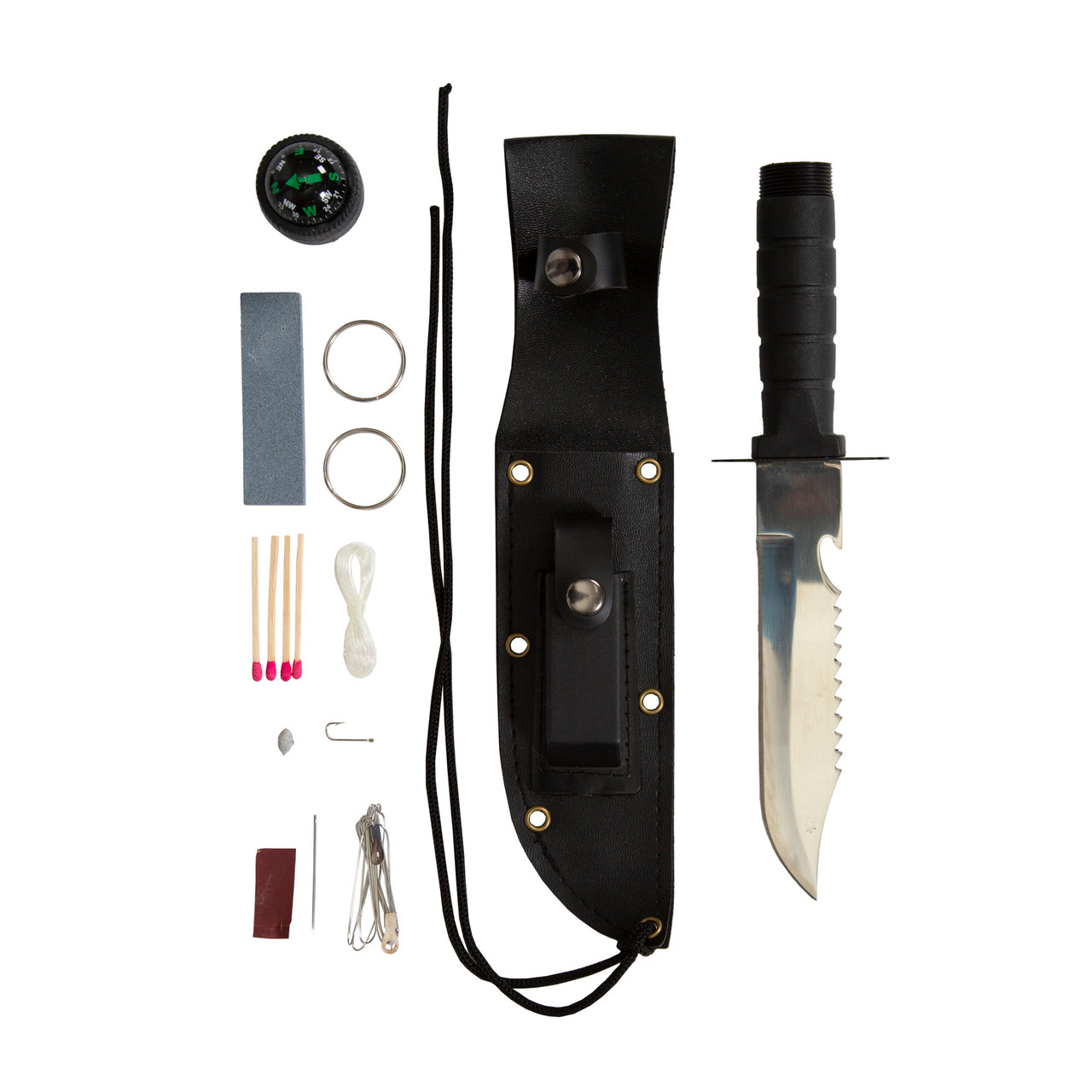 Survival Knife Set with Sheath - Stansport