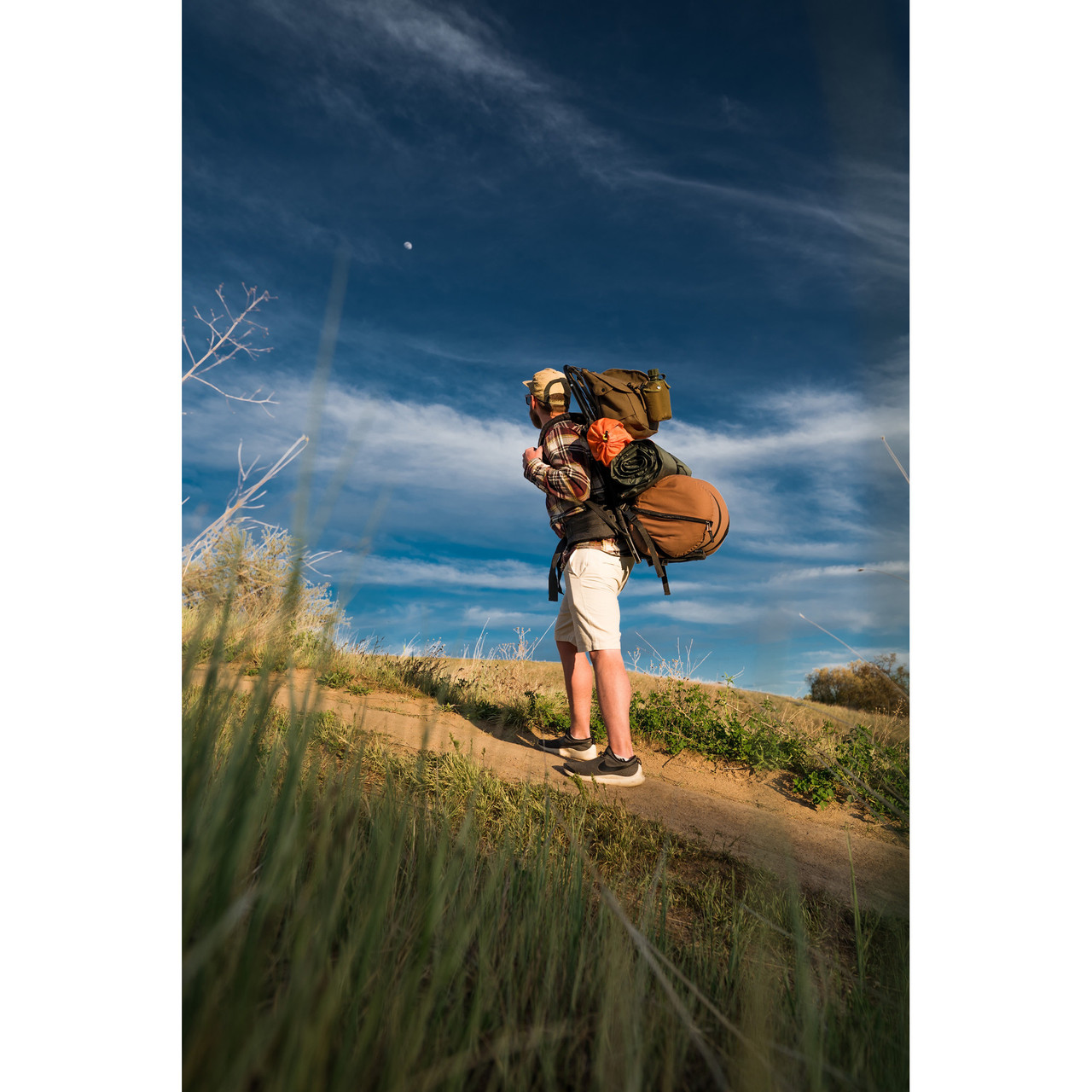 backpack aluminum tube hiking TR External Frame Backpack, Adjustable Hunting Pack, Camo and no risk of delamination or fraying 80l large hiking backpack high