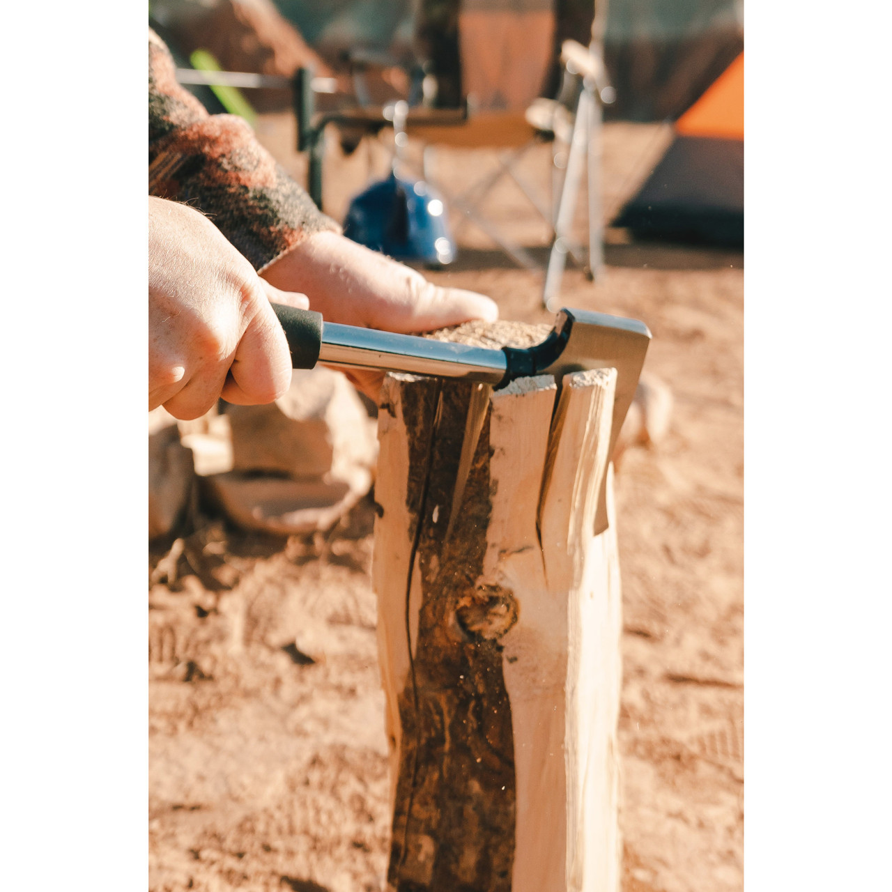 Rubber Handle Camp Axe / Hammer - Stansport