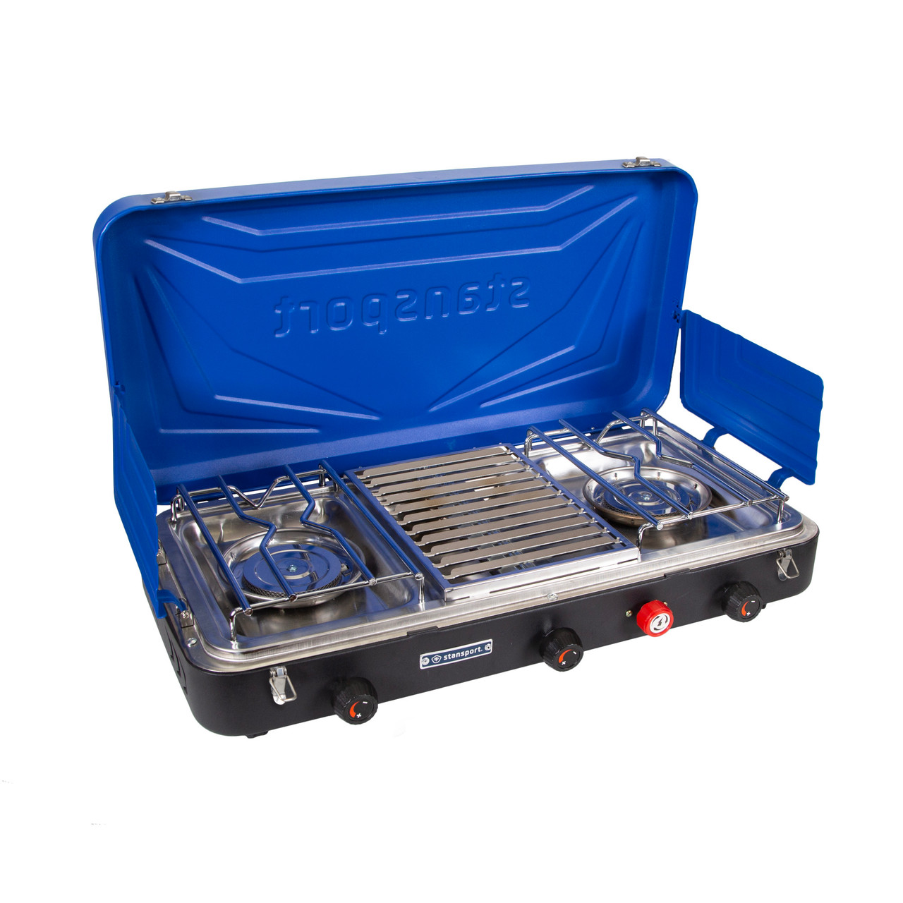 2-Burner Propane Stove with Grill