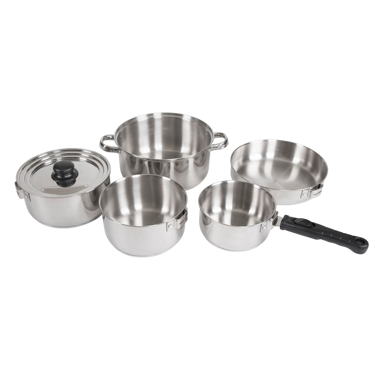 Heavy Duty - Stainless Steel Clad Cook Set - Stansport