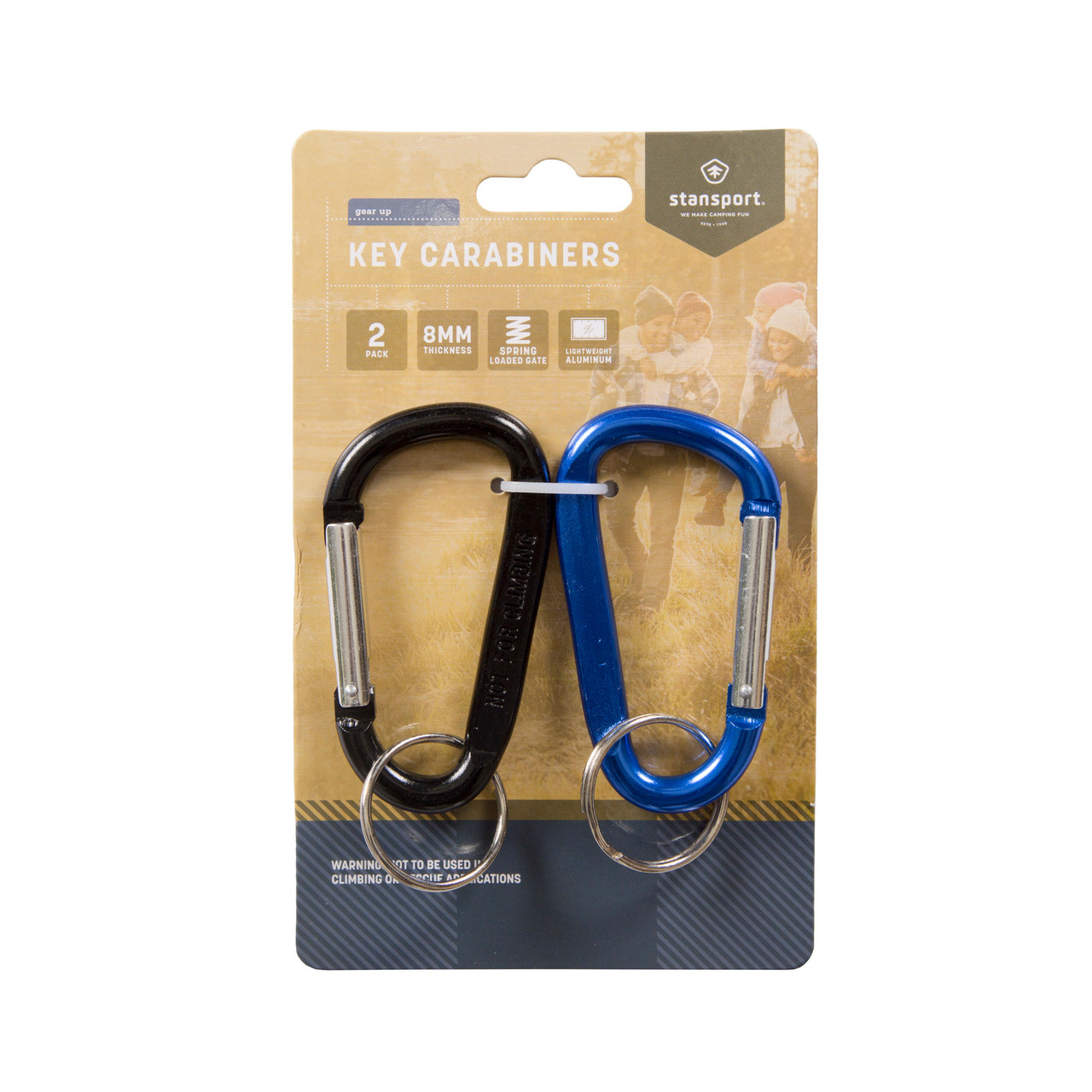 Key Carabiners - 2 Pack - Stansport