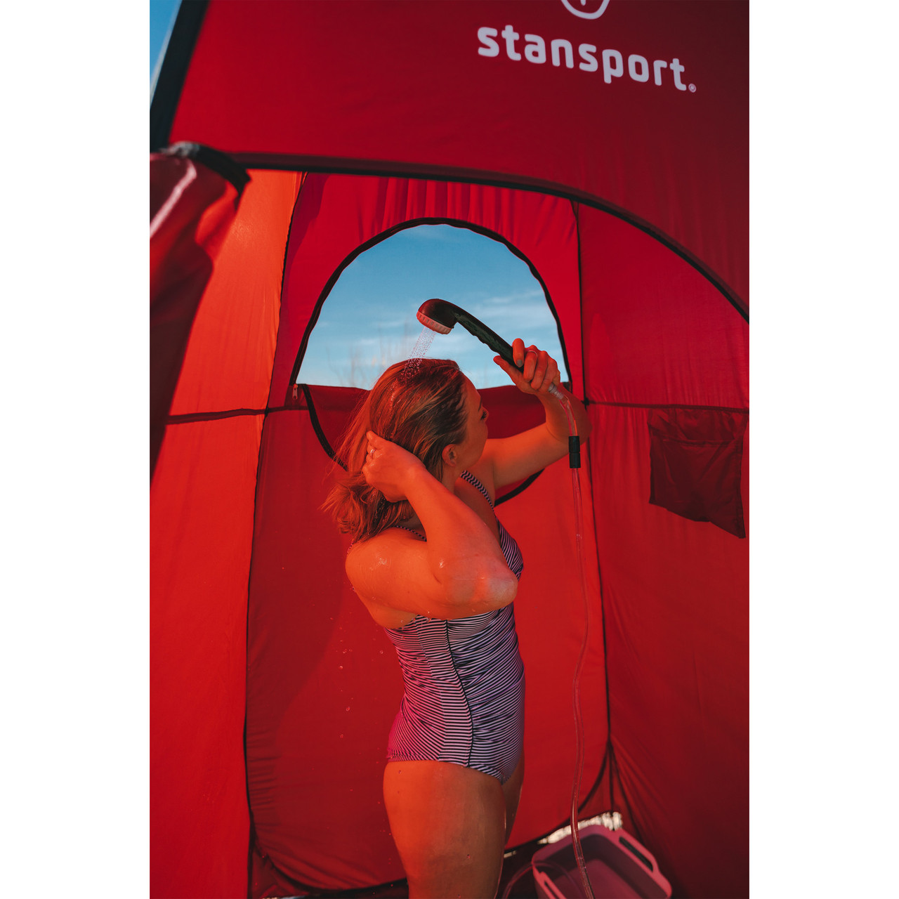 Battery-Powered Portable Shower - Stansport