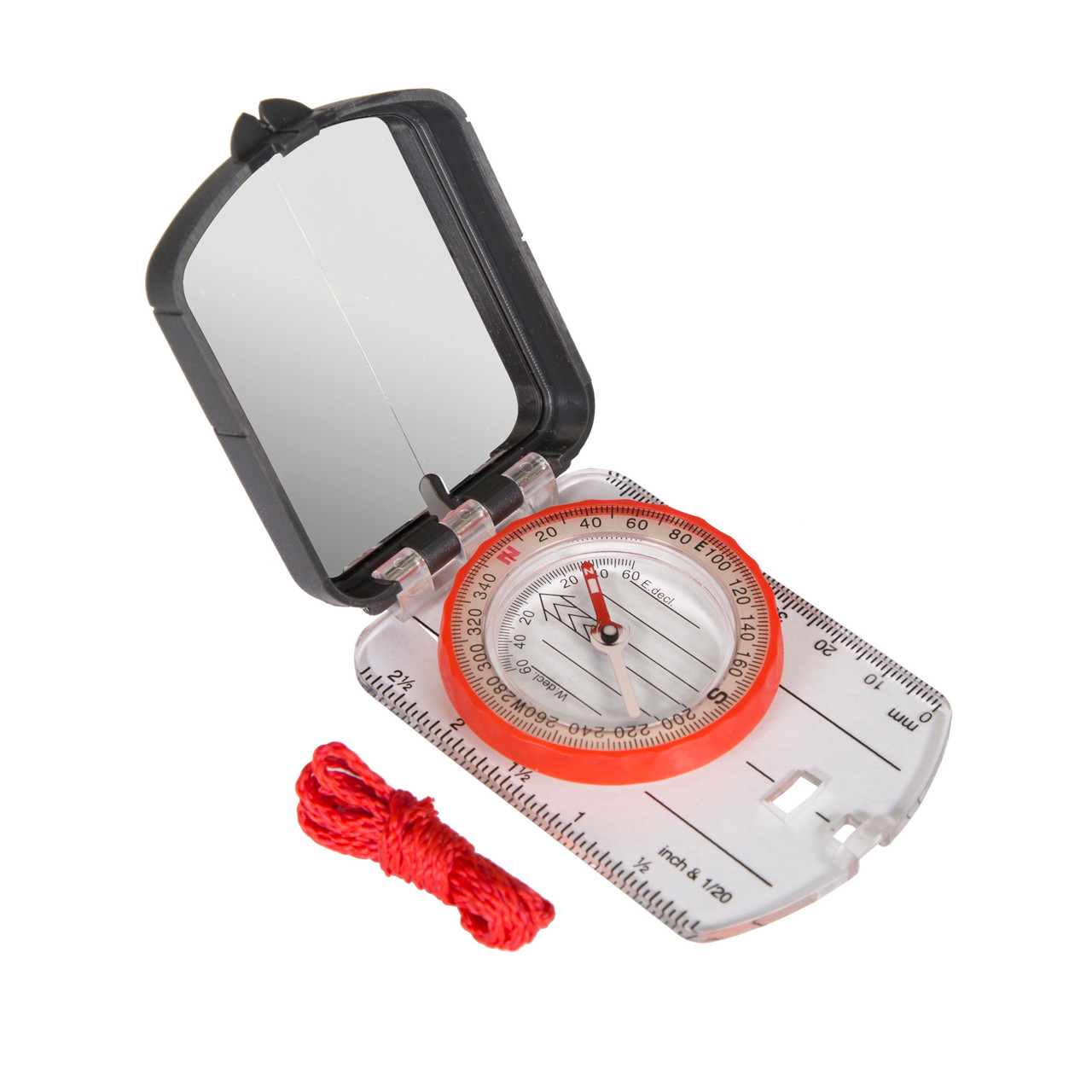 Multi-Function Compass with Mirrored Cover - Stansport