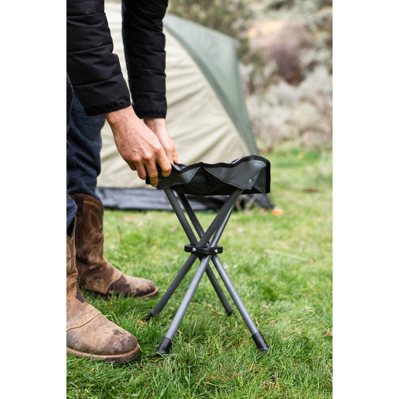 Apex Fold-Up Stool - Stansport