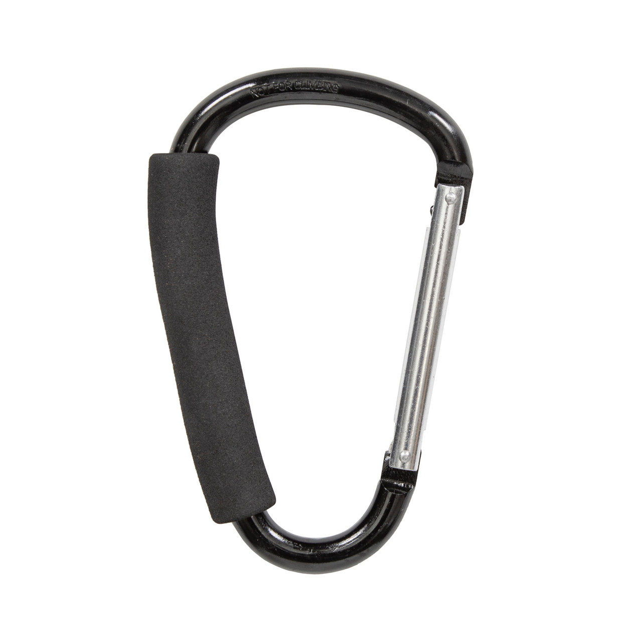 6 Large Black Carabiner Clip