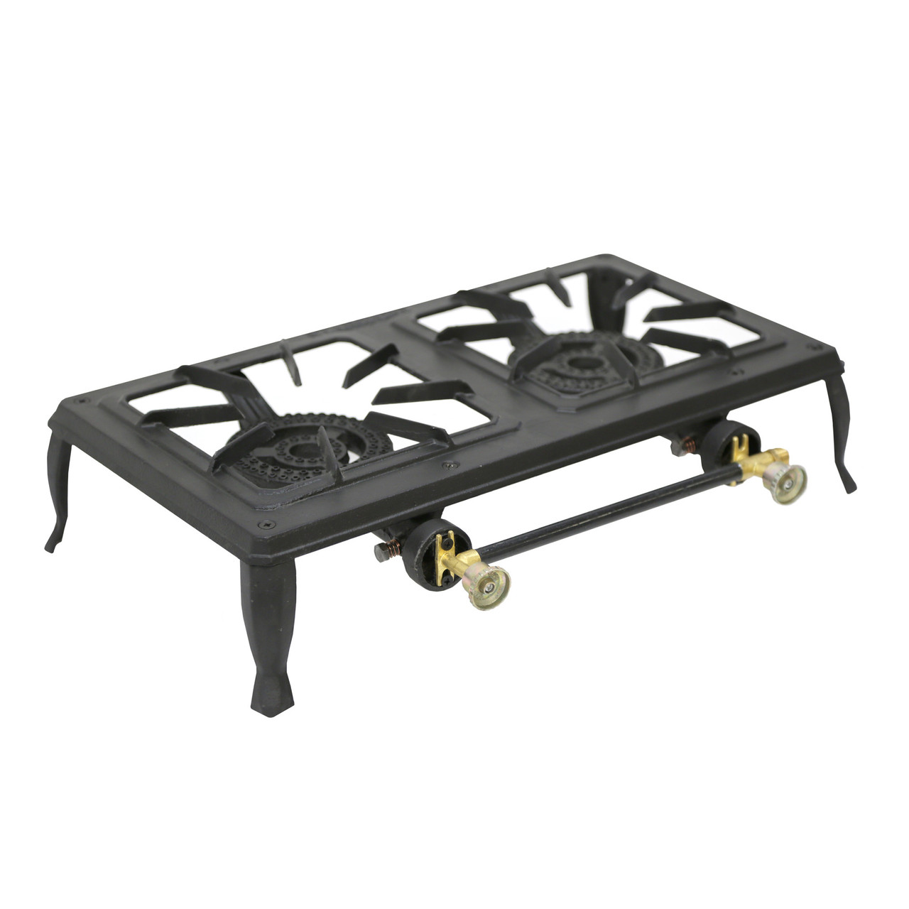 Double Burner Cast Iron Stove 30,000 BTUs - Stansport