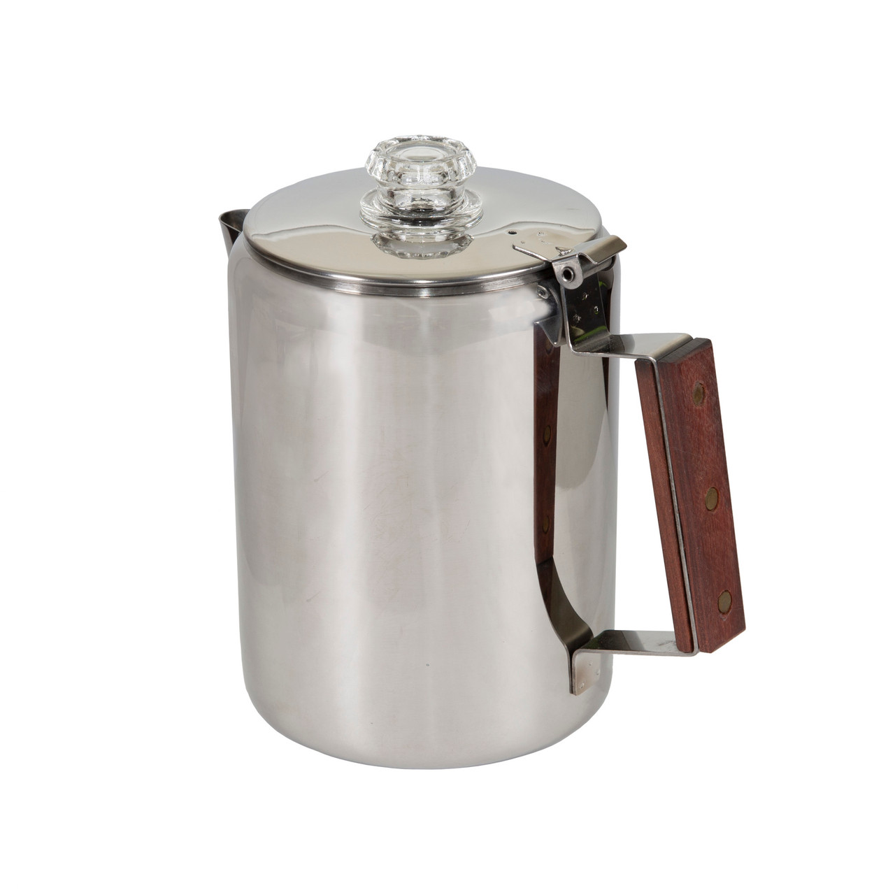 Stansport Aluminum Percolator Coffee Pot, 20 Cup