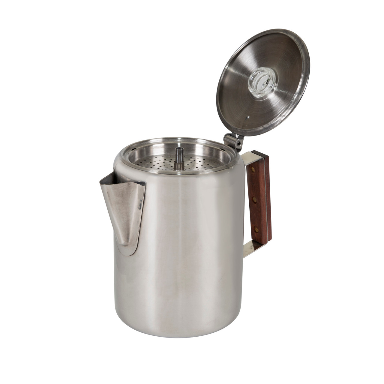 14cups /28cups Stainless Steel Camping Coffee Pot, Coffee