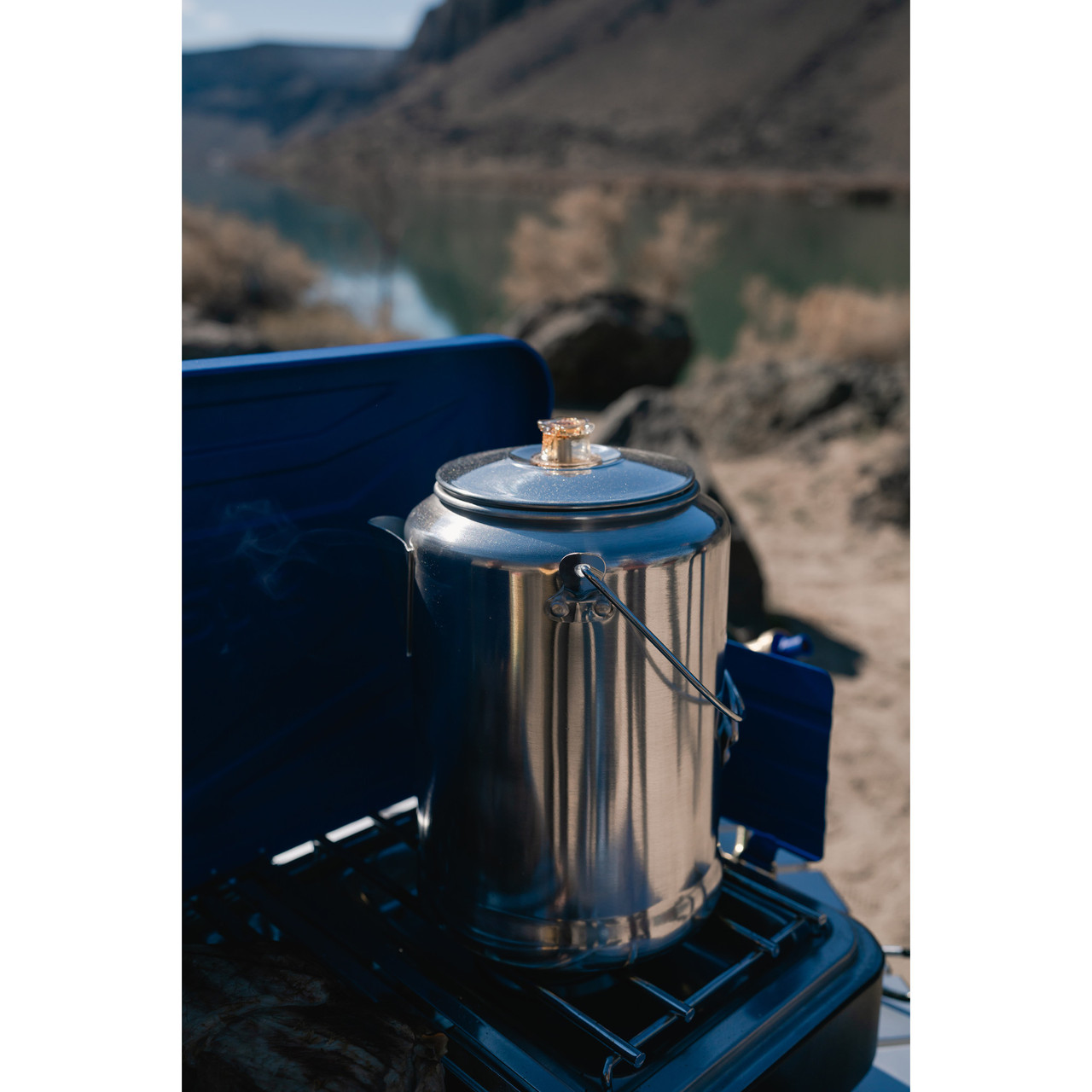 Camping Percolator Coffee Pot - Brilliant Promos - Be Brilliant!