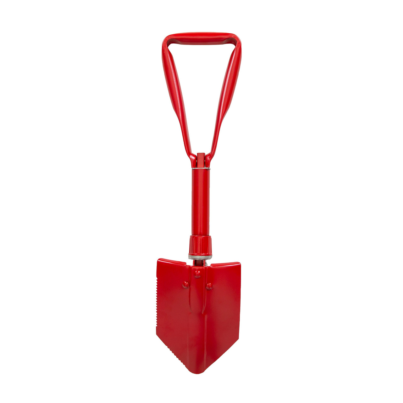 G.I. Style Double Folding Shovel - Red - Stansport