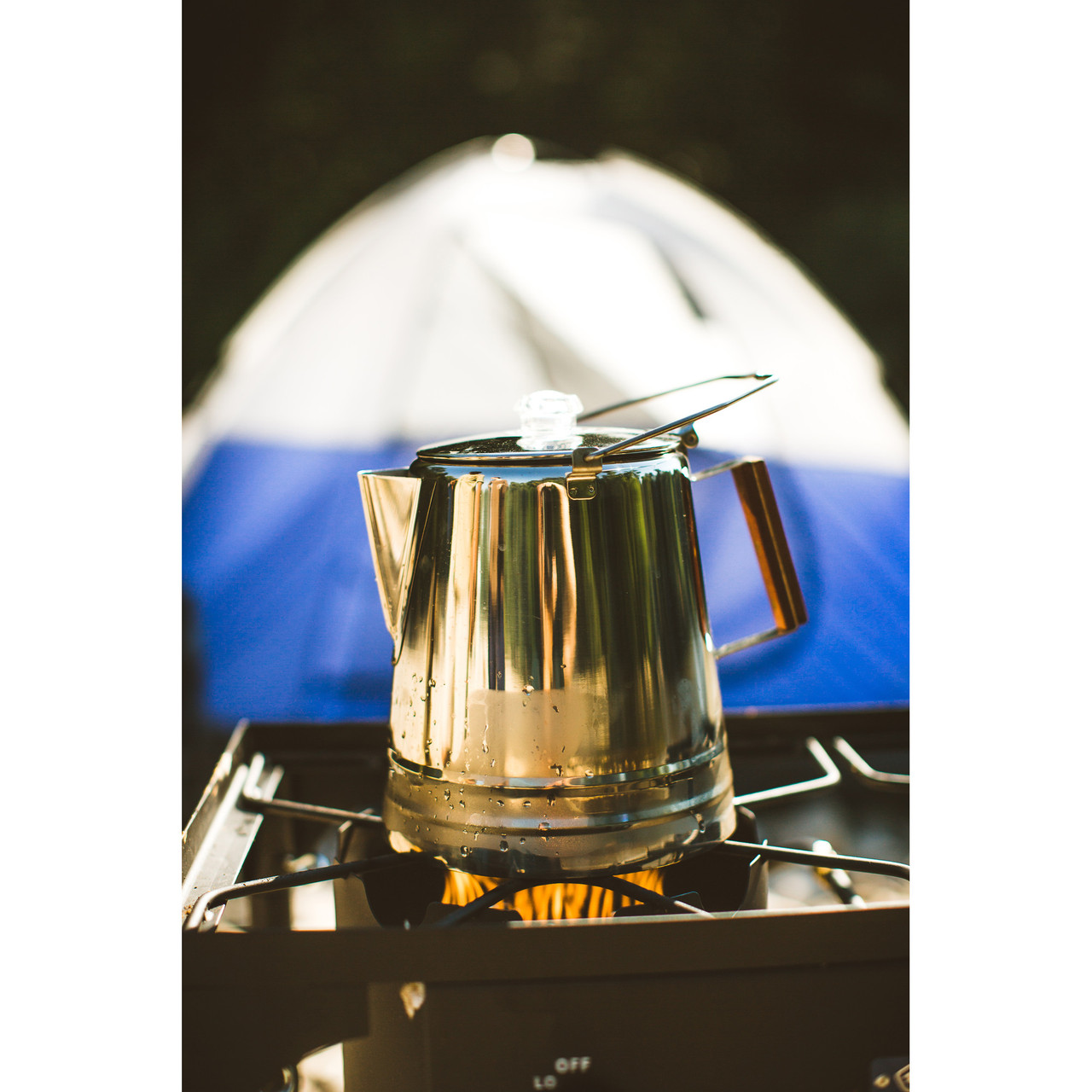 Stansport Camper's Percolator Coffee Pot 20 Cups - Stainless Steel,  Hi-Gloss Polished Aluminum, Percolator Stem and Basket Included in the  Coffee Makers department at