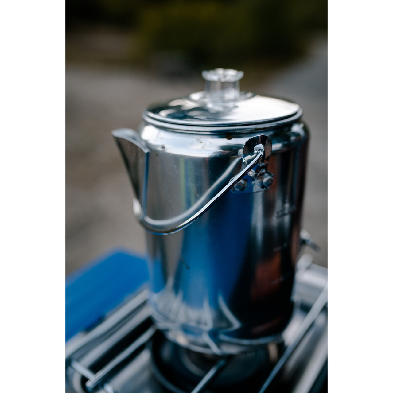 Stansport Camper's Percolator Coffee Pot 20 Cups - Stainless Steel,  Hi-Gloss Polished Aluminum, Percolator Stem and Basket Included in the  Coffee Makers department at