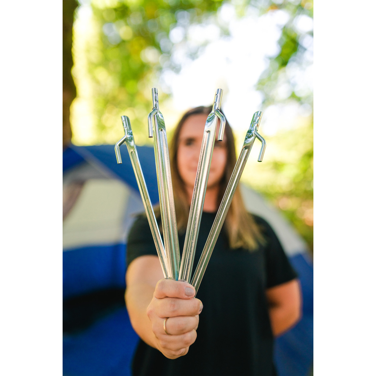 Coghlan's 12-Inch Steel Tent Stakes - Bulk Pack For Camping & Outdoor Use