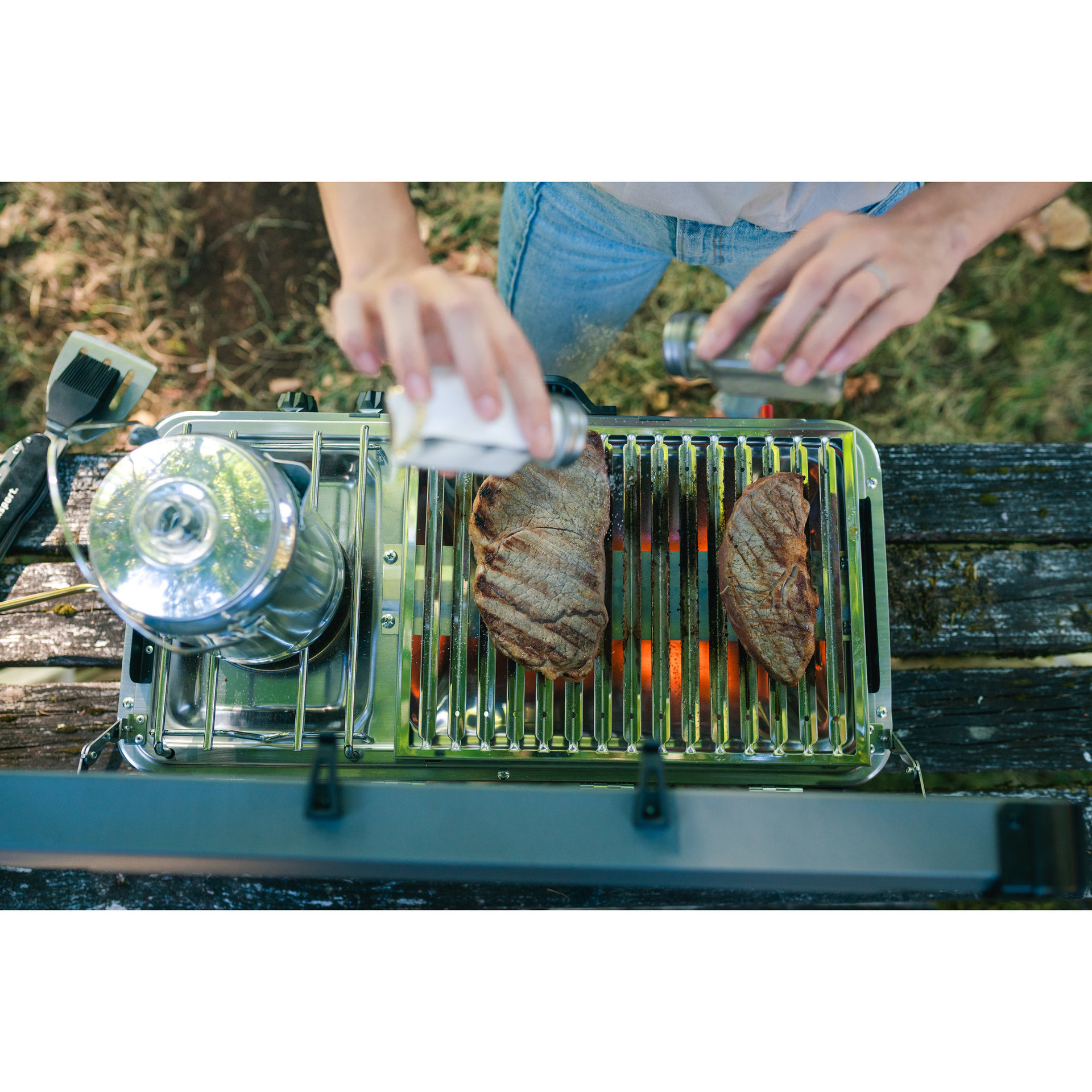 Boulder Series Propane Stove & Grill Combo Stansport