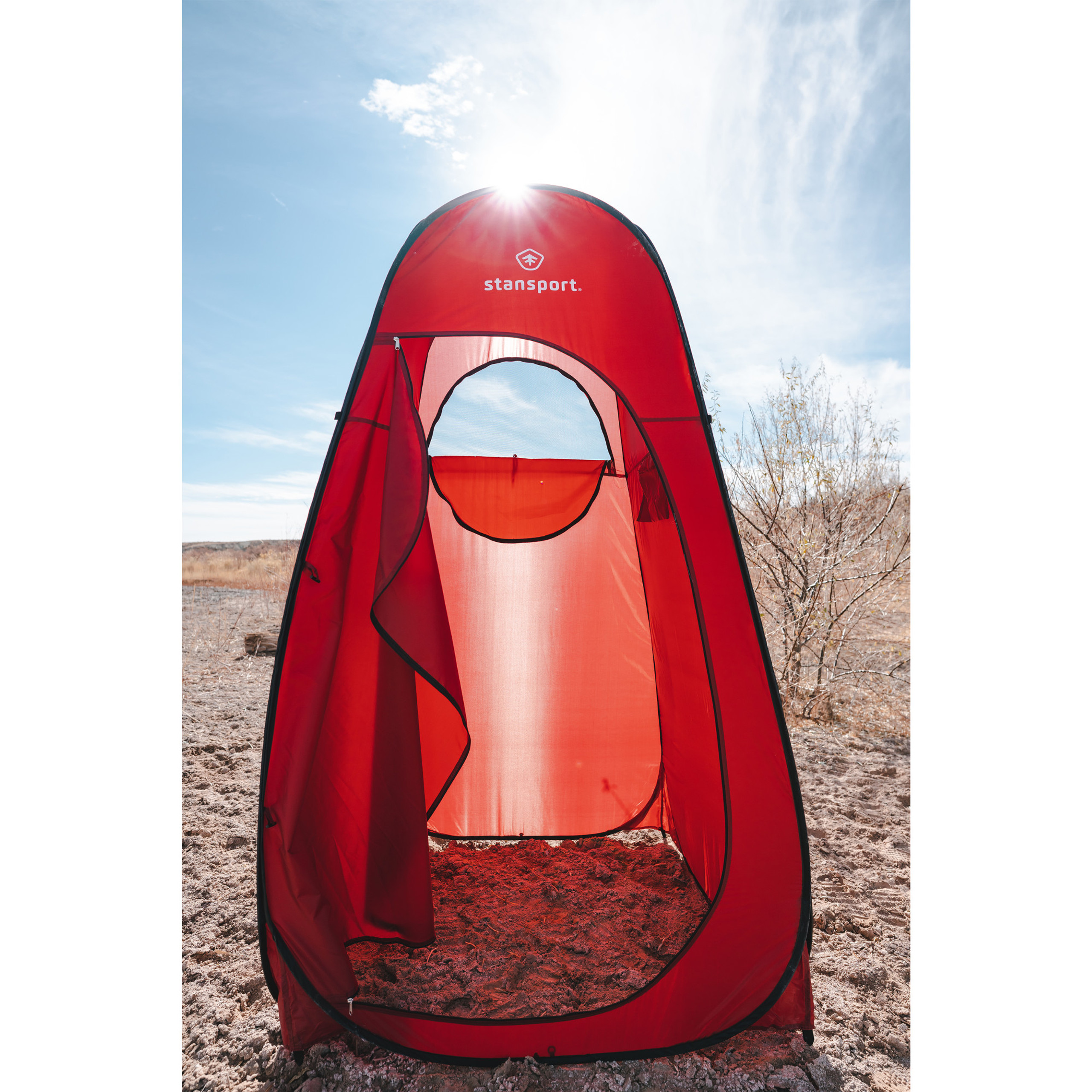 PopUp Privacy Shelter Red Stansport