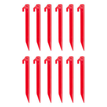 9" Plastic Tent Stakes - 12 Pack