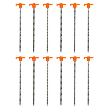 Helix Steel Tent Stake - 12 Pack