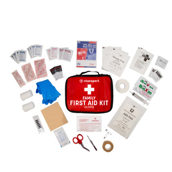 Family First Aid Kit - 74 Piece Family First Aid Kit - 74 Piece