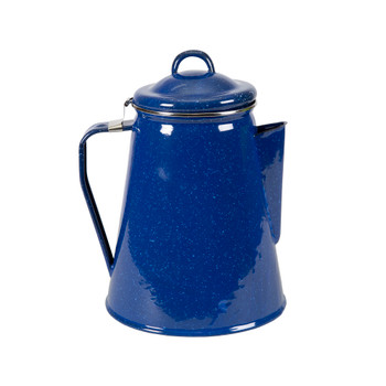 Enamel Percolator Coffee Pot 8 Cup - Blue