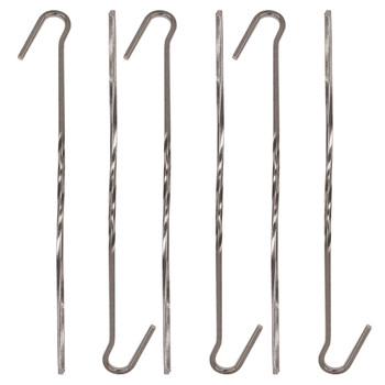 7.5" Steel Skewer Tent Stakes - 6 Pack