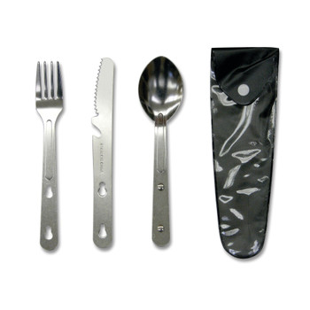 Stainless Steel Knife, Fork & Spoon Set