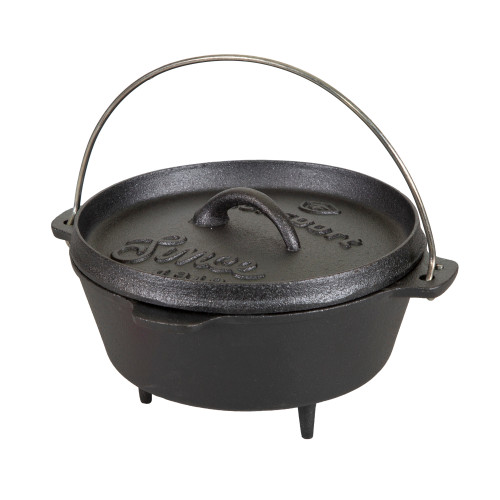 Pre-Seasoned Cast Iron Dutch Oven with Legs