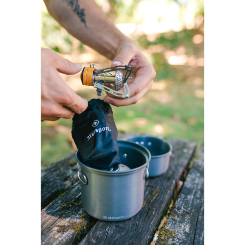 Backpack Stove, Fuel & Cook Set