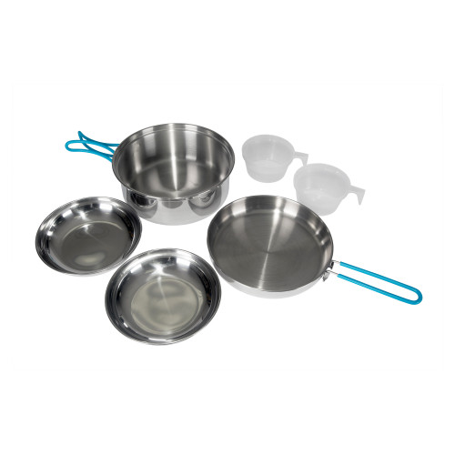 2 Person Cook Set Stainless Steel