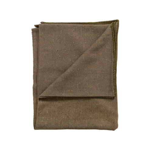 Wool Blend Camp Blankets O.D. Green Stansport
