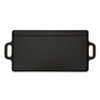 Pre-Seasoned Cast Iron Griddle with Reversible Cooking Surface