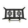 Double Burner Cast Iron Stove with Regulator Hose