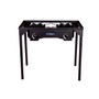 2-Burner Base Camp Stove with Cast Iron Burners and Stand