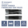Replacement Shock-Corded Fiberglass Tent Poles for 723-200