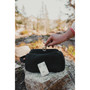 Cotton Canvas Travel Accessory Bag - Black