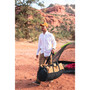2 Tone Zippered Duffel Bag 36" Length