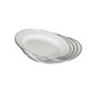 Deluxe 24-Piece Enamel Tableware Set - White