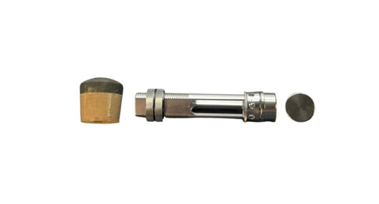 Chrome UL Triangular Fly Rod Reel Seat with Fighting Butt 