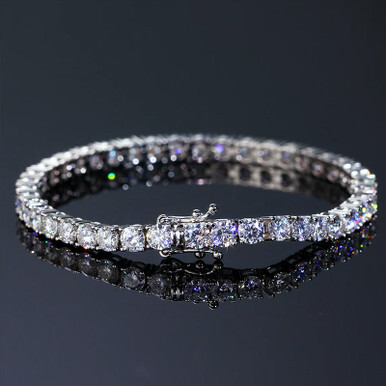 Moissanite tennis bracelet