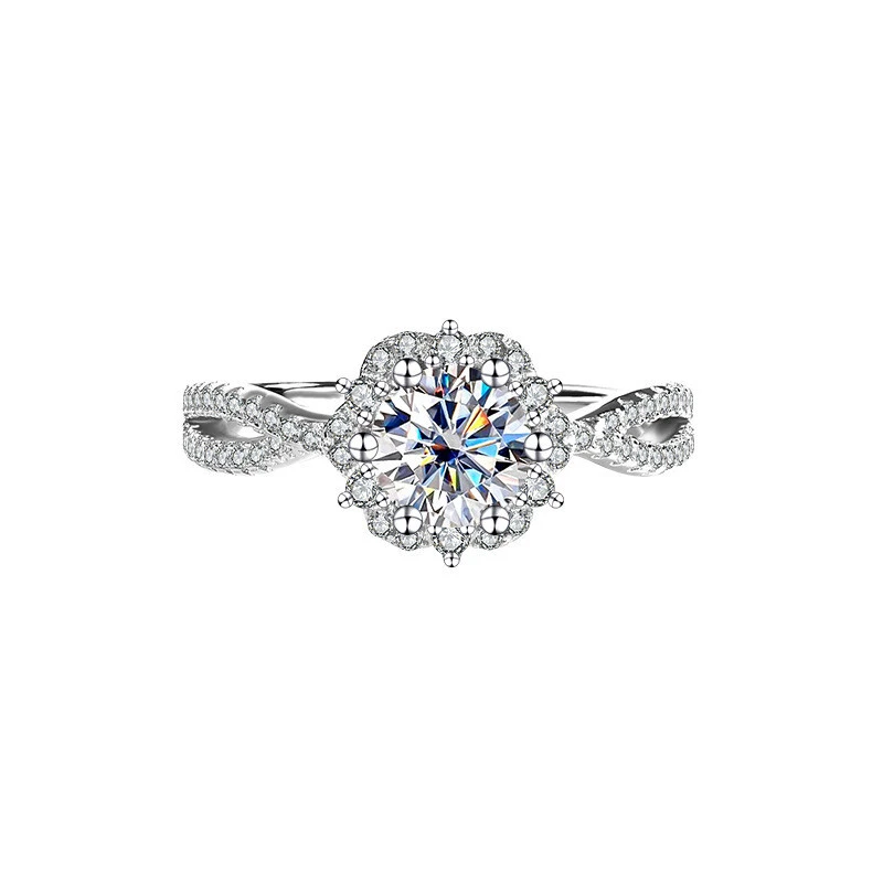 Moissanite ring