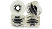 72mm, 78a Clear with Black Hub Blem