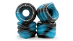  NEW Shark Wheel 54mm, 78a Jaws - Black and Blue Swirl