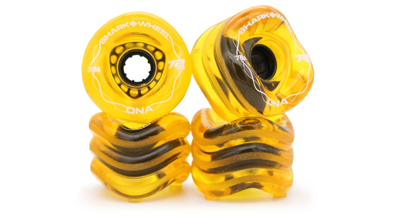 Shark Wheel 72MM, 78A DNA - Transparent Amber