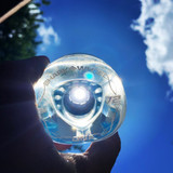 Shark Wheel 60mm, 78a Clear With Blue Hub California Roll