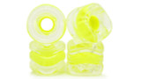 Shark Wheel 60mm, 78a Clear With Yellow Hub California Roll
