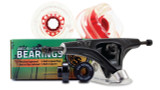 72MM BUNDLES. Clear with Red Hub. DNA WHEELS WITH ABEC 9 BEARINGS & PRO SERIES TRUCKS