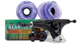 60MM BUNDLES. Transparent Purple. CALIFORNIA ROLL WHEELS WITH ABEC 9 BEARINGS & PRO SERIES TRUCKS