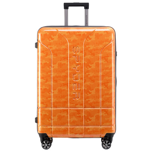 Orange Spyder Matrix 29 Inch Expandable Hardside Upright Suitcase with 360°  Shark Wheels, TSA Approved Lock