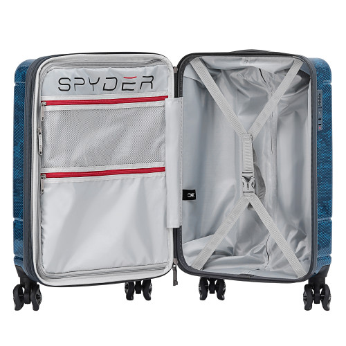 Blue Spyder Matrix 20 Inch Expandable Hardside Upright Suitcase with 360°  Shark Wheels, TSA Approved Lock 2