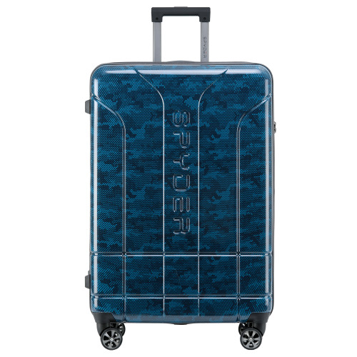 Blue Spyder Matrix 29 Inch Expandable Hardside Upright Suitcase with 360°  Shark Wheels, TSA Approved Lock